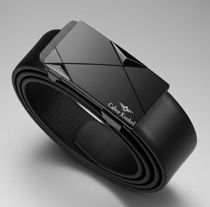 Ck Holiday Gift Men's Belt, Toothless Automatic Buckle Pants Waistband for Youth and Middle-Aged Casual Business Versatile Trousers, Office Attire, Everyday Belt, Sleek Design, Minimalist Belt, Durable Material, Highquality,