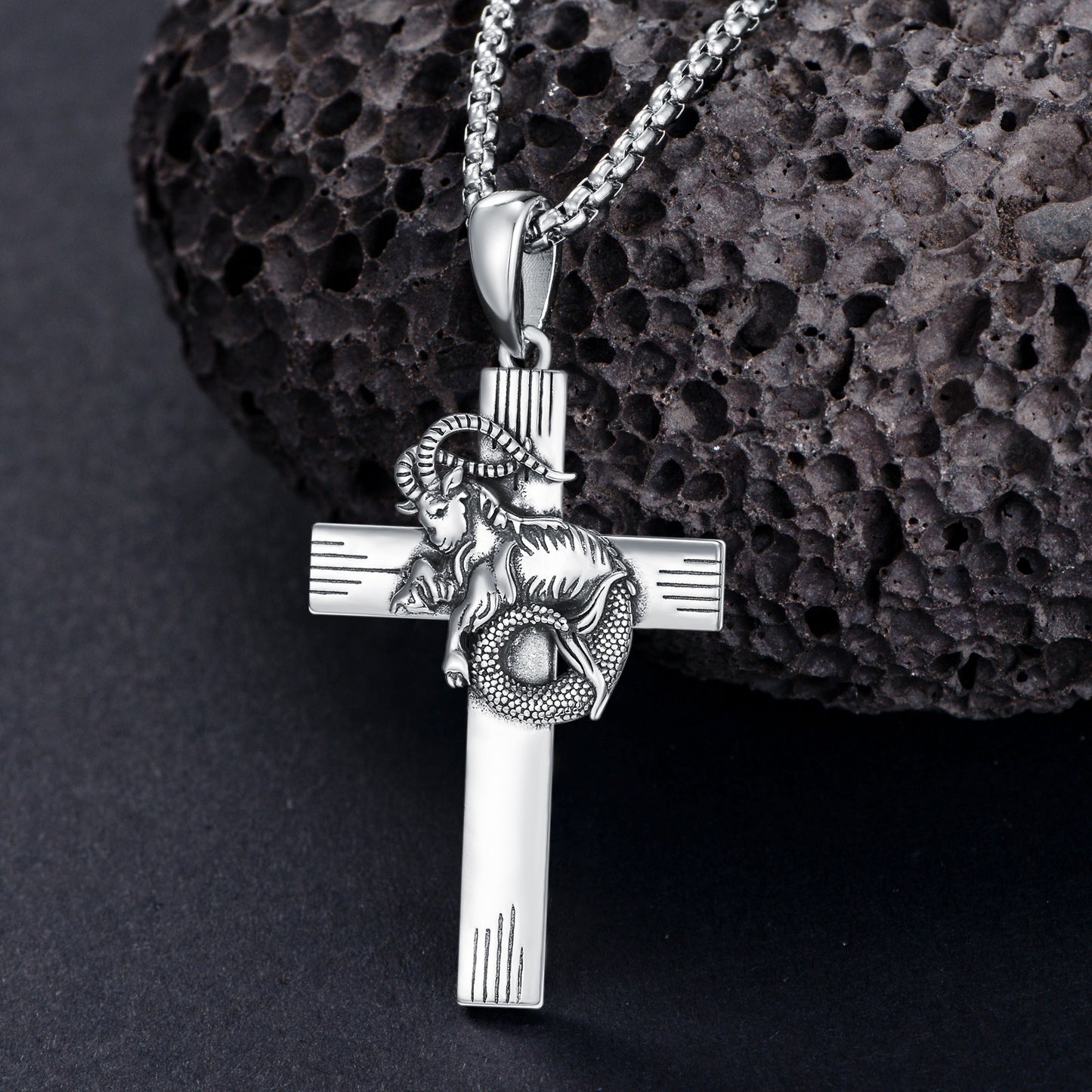 12 Zodiac Sign Necklaces for Men 925 Sterling 925 Silver Constellation Cross Pendant Chain Birthday Jewelry Gifts for Men Women