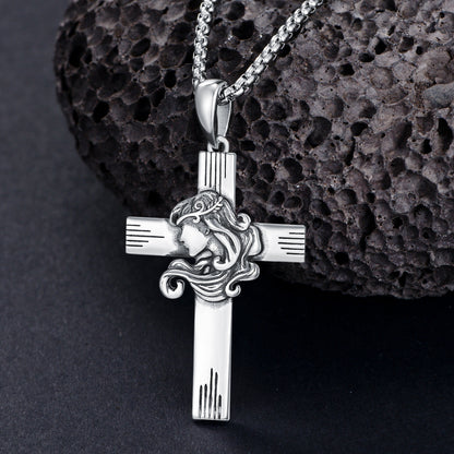 12 Zodiac Sign Necklaces for Men 925 Sterling 925 Silver Constellation Cross Pendant Chain Birthday Jewelry Gifts for Men Women